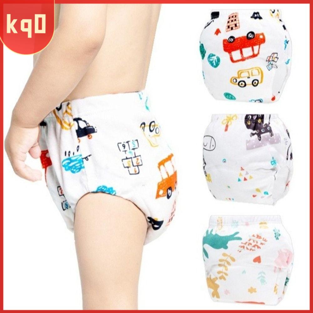KQ0 Bông Quần tập cho bé Thoáng khí Chống thấm nước Tã em bé có thể giặt Thoải mái Thấm hút Tã vải Sử dụng cho trẻ  biết đi