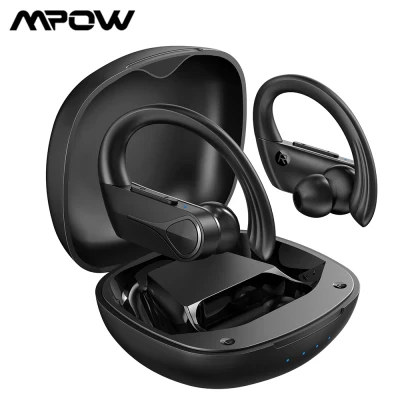 Mpow Flame Solo Wireless Sports Earbuds Bluetooth 5.0 TWS Earphones with IPX7 Waterproof ENC Noise Cancellation Mic 28H Playtime