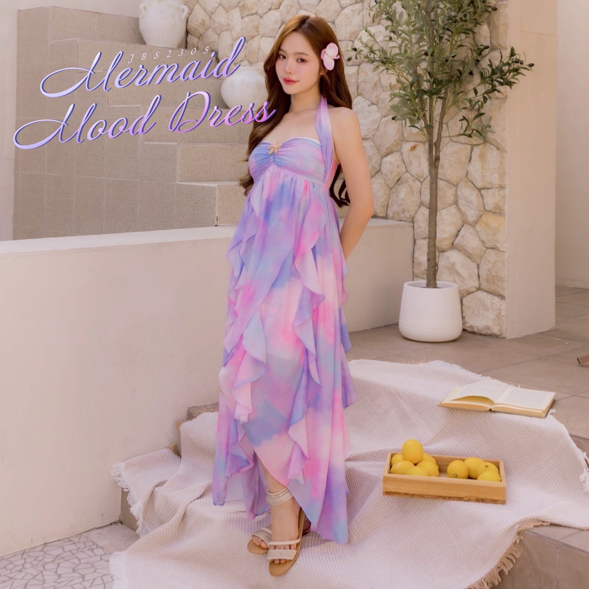 #JBS2305 Mermaid Mood Dress ราคา 1,090 บาท*ส่งฟรี