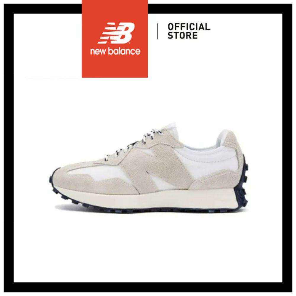 [100% chính hãng]  New Balance NB 327 "moonbeam" Unisex Shoes MS327RF1 Grey White Giày chạy bộ