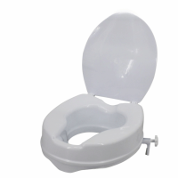 【THREE DAY DELIVERY】 Elevated Raised Toilet Seat With Cover Assist Safety Heightener Toilet Seat Practical Bathroom Toilet Booster Pad For Elder Pregnant Women Disabled
