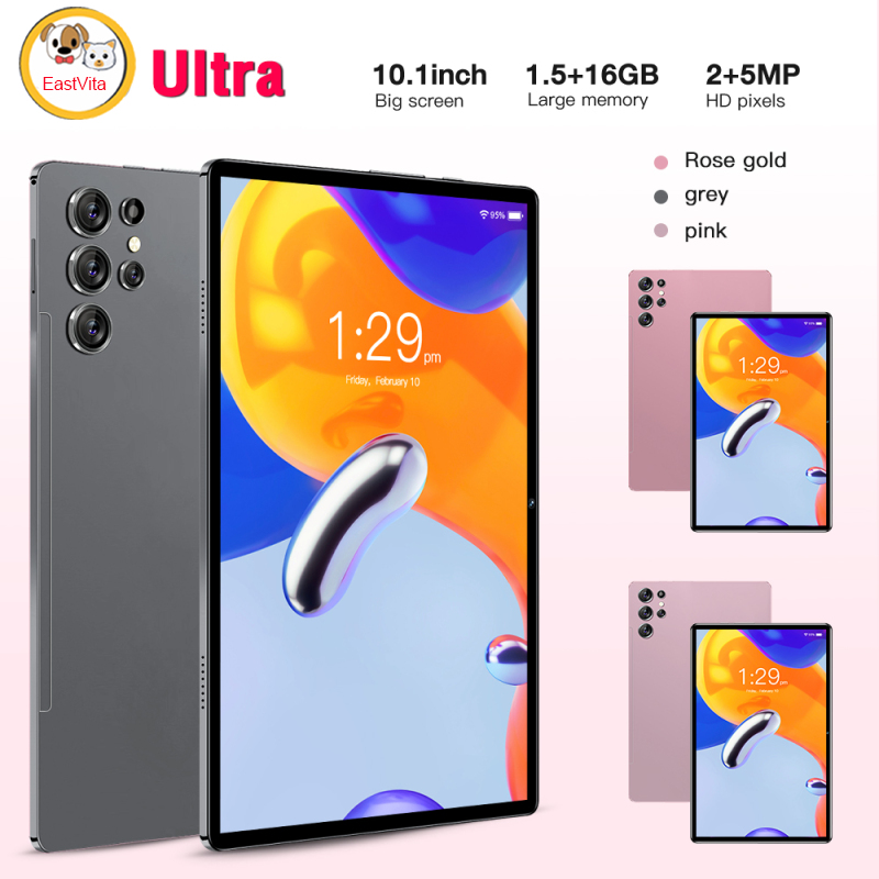 Tab Ultra Tablet 10.1 Inch Tablets 1.5GB RAM+16GB ROM HD Touch Screen With 4000mAh Battery Dual Camera 2MP Front+5MP Rear Tablet Compatible For Android 7.0 System ราคา 2,332 บาท*ส่งฟรี