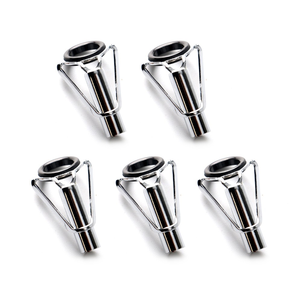 【Valuesp】 Vòng dẫn hướng 5 chiếc đá biển fshing bạc + danh thiếp bằng thép đen không gỉ + gốm
