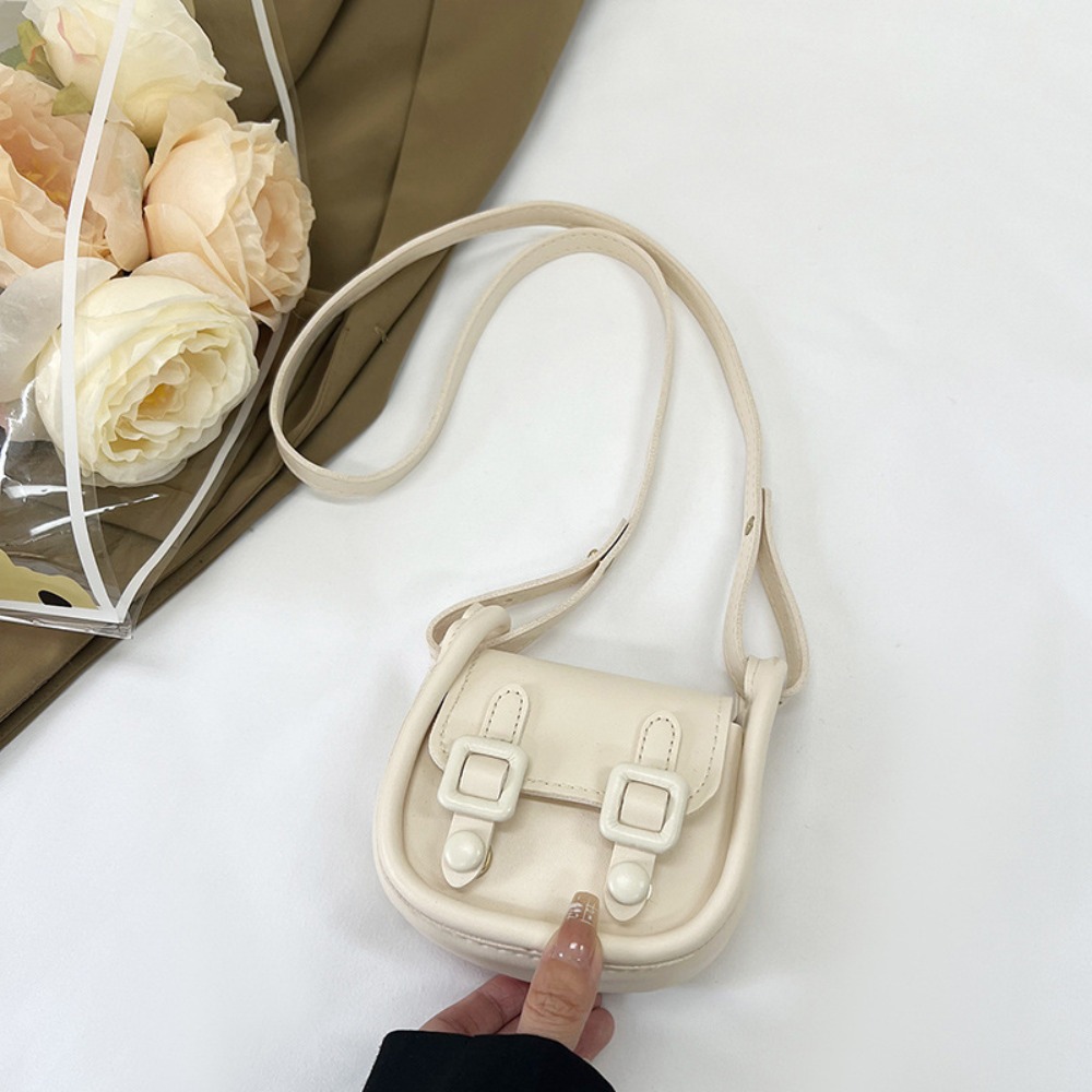 HERWK Màu kẹo Túi yên mini Thanh lịch Da PU Túi vuông nhỏ Túi đeo chéo tiếng Pháp Túi đựng son môi Phụ nữ - 7
