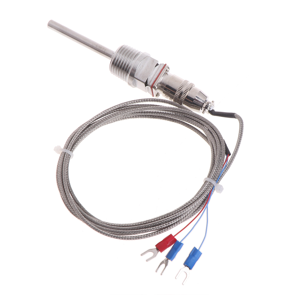 Rtd PT100 đầu dò cảm biến nhiệt độ L 5cm 1/2 "ren NPT cho W/có thể tháo rời conne