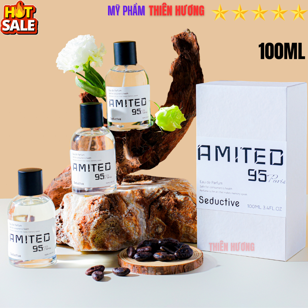 Nước hoa nam AMITED – 95 100ml dùng cho đàn ông mạnh mẻ quyền lực quyến rũ lưu hương 10-11 tiếng chu