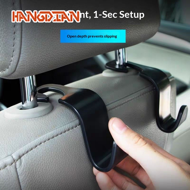 HANGDIAN Car Seat Back Hidden Hook for Interior Storage, Modern Design Auto Organizer Hook ราคา 18 บาท*ส่งฟรี