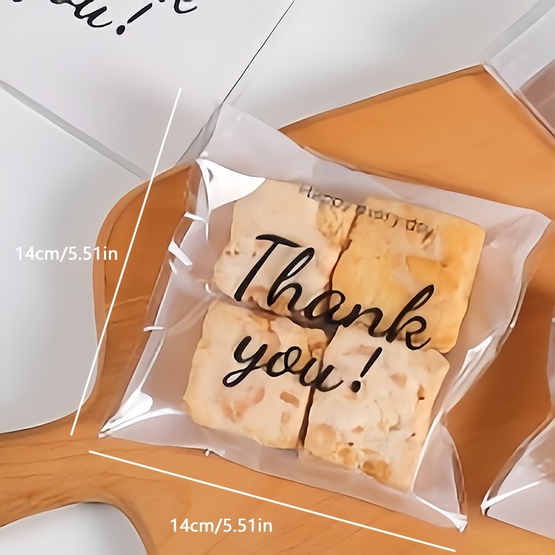 100pcs 5.5x8.5 CM Sweet Floral Cookie Bag Candy Cookie Plastic Pastry Heat Seal Handmade Wrapper Gift packaging bag baking tool suitable for packaging candy and cookies
