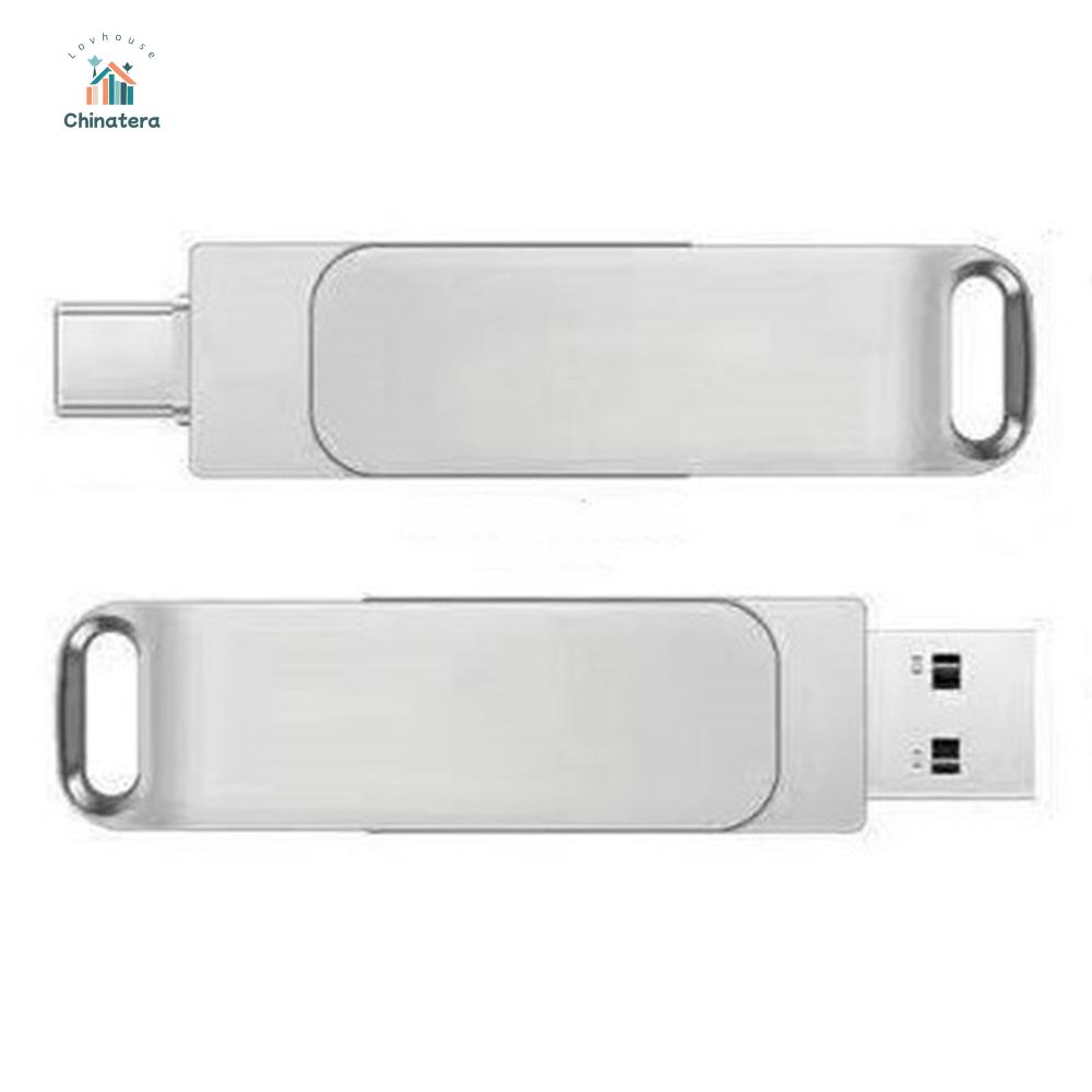 Waterproof Jump Drive Metal Housing Swivel Design Large-Capacity for Android Phones/PC/Laptop/Macs ราคา 198 บาท*ส่งฟรี