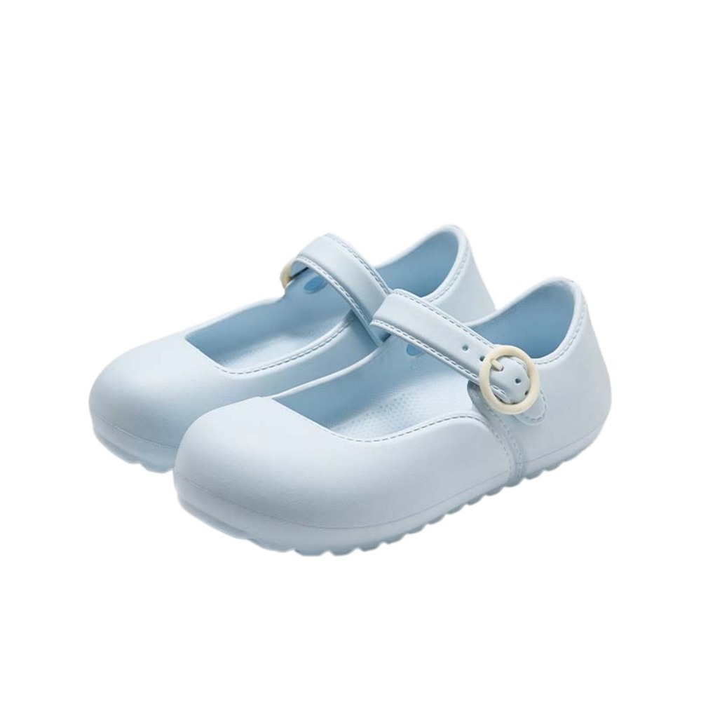TEA7146 Lolita. Dép MaryJane EVA Đế mềm Màu kẹo Giày Ballerina mũi vuông Trong Chống trượt Dép xỏ ngón Phụ nữ - 3