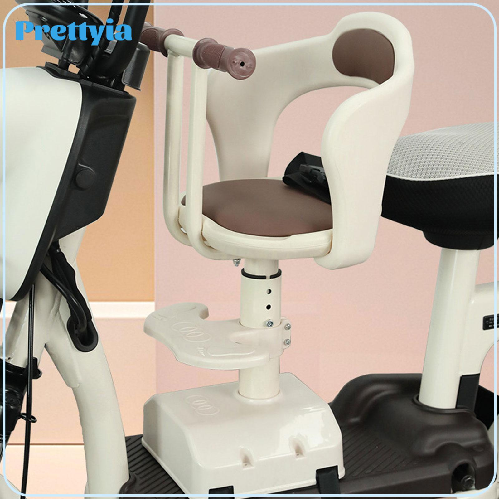 Prettyia Scooter Child Seat Electric Bicycles Kids Seat Outdoor Activities Cycling Accessories Height Adjustable Steel Front Mounted ราคา 9,028 บาท*ส่งฟรี