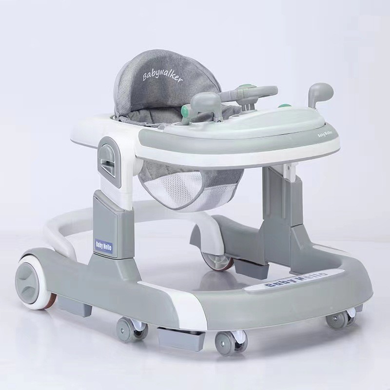 Xe tập đi cho bé xe bơi chân xe tròn tập đi cho bé điều chỉnh độ nghiêng có đèn nhạc và đồ chơi cao cấp