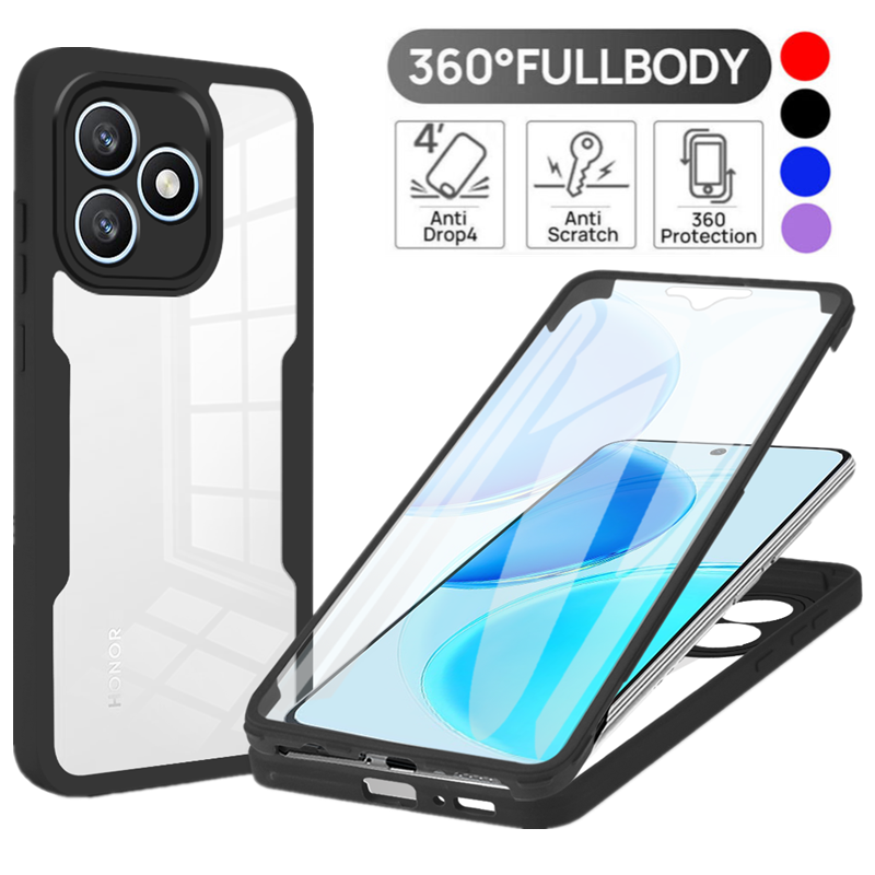 Full Body Protection Shockproof Case for Honor X8d 4G Protective Cover Screen Protector Fundas Coque