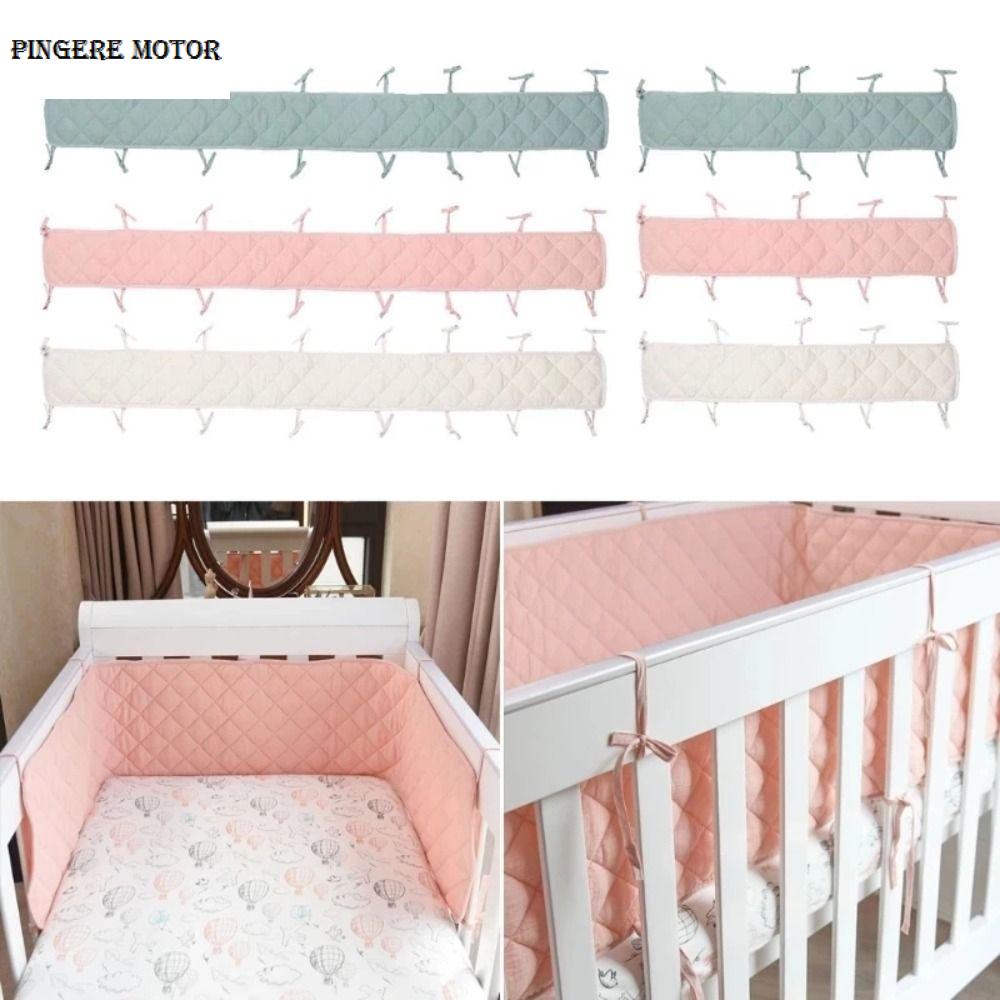 PINGERE Dày Trẻ sơ sinh Cot Bảo Vệ Chống va chạm Dải Bảo Vệ an ninh Trẻ em Nôi Xung Quanh Đệm Cũi em bé Bội Thu Trẻ sơ sinh Bộ Đồ Giường Trang Trí Nội Thất Cot Bumpers