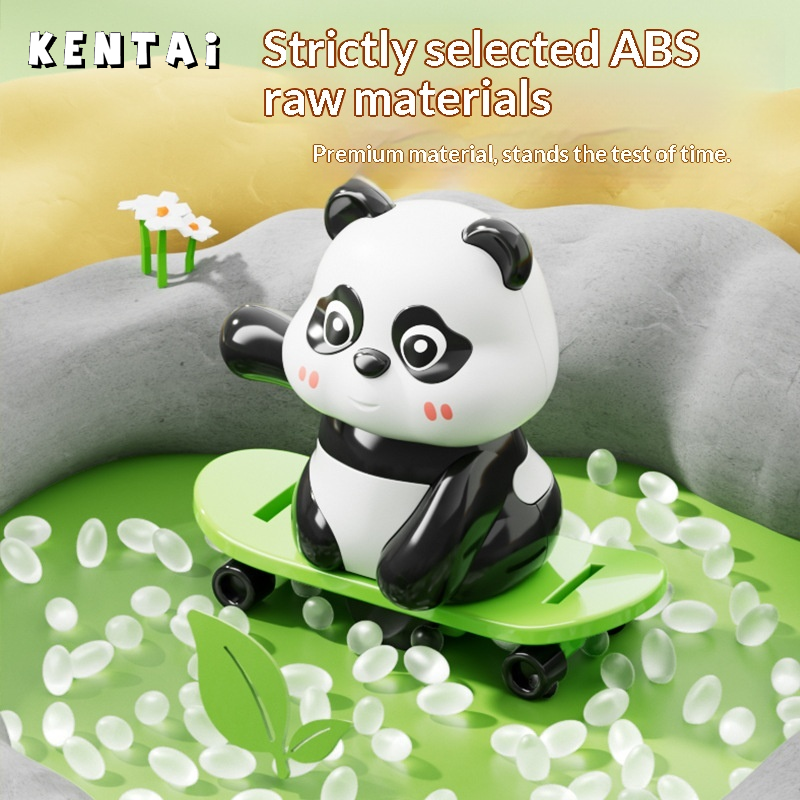 KENTAI ของเล่นหมีแพนด้าขับเคลื่อนด้วยสปริง สไตล์สเกตบอร์ด เหมาะสำหรับเด็กชายและหญิง พัฒนาทักษะการเรียนรู้ ราคา 62 บาท*ส่งฟรี