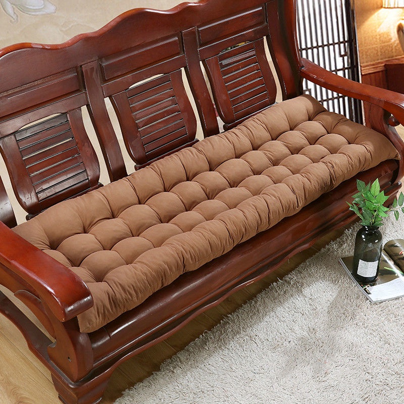 BHQ Thick Solid Wood Sofa Cushion Universal Long Old-Fashioned Wooden Three-Seat Chair Pad Kusyen Sofa