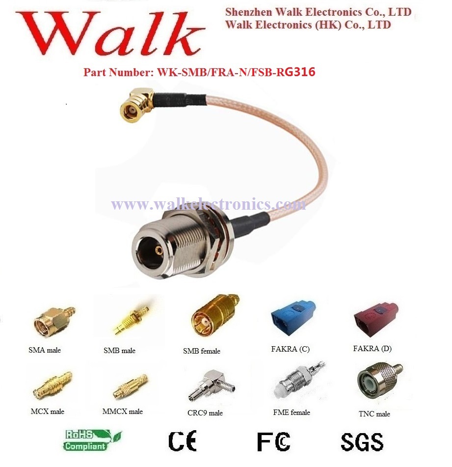 【Limited Quantity】 SMB female N female rg316 cable N SMB rg316 cable n connector cable smb antenna c