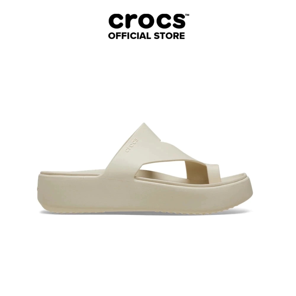 Dép xỏ ngón Nữ Crocs Getaway Platform Toe Loop - Sandstone