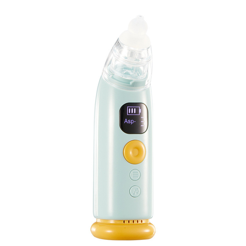 Electric Baby Nasal Aspirator Safe Newborn Nasal Suction Device for Infants Quiet Mucus Removal Tool
