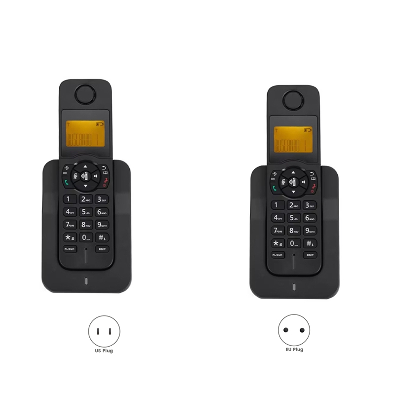 【Latest model】D1005 Expandable Cordless Telephone Home Expandable Cordless Telephone Hand-Free Call with Caller ID ราคา 842 บาท*ส่งฟรี