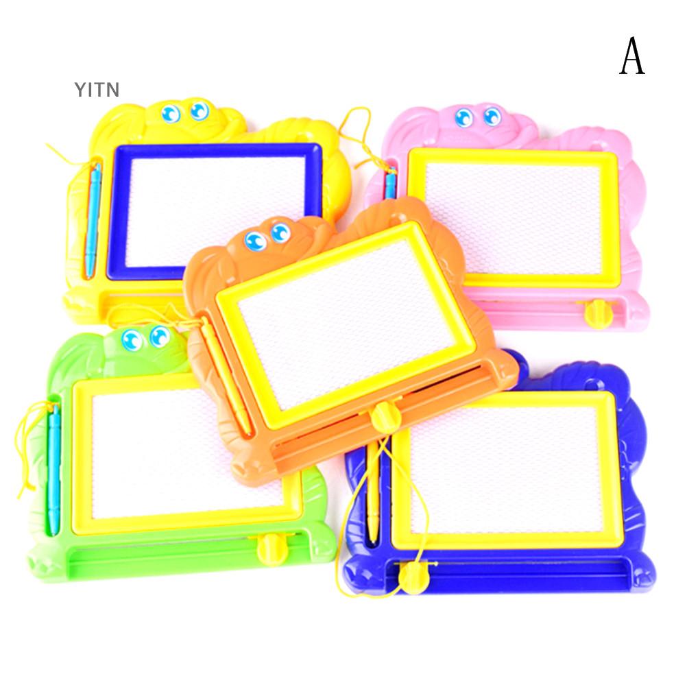 YITN Đồ chơi vẽ nguệch ngoạc giáo dục cho trẻ em bảng vẽ từ tính xóa được + Bút quà tặng giáng sinh mới