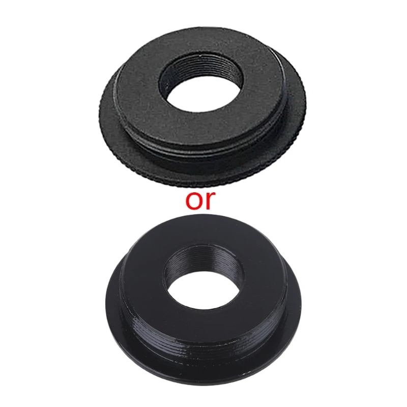 【】 C To Mount Lens Adapter Ring Aliminum Adapter Standard Size Fit For M12 Lens