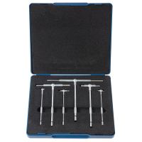 6Pc Telescoping Gage Set T-Bore Hole Gauges Telescopic Bore Gauge with A Portable Case(Range 5/16 Inch-6 Inch)