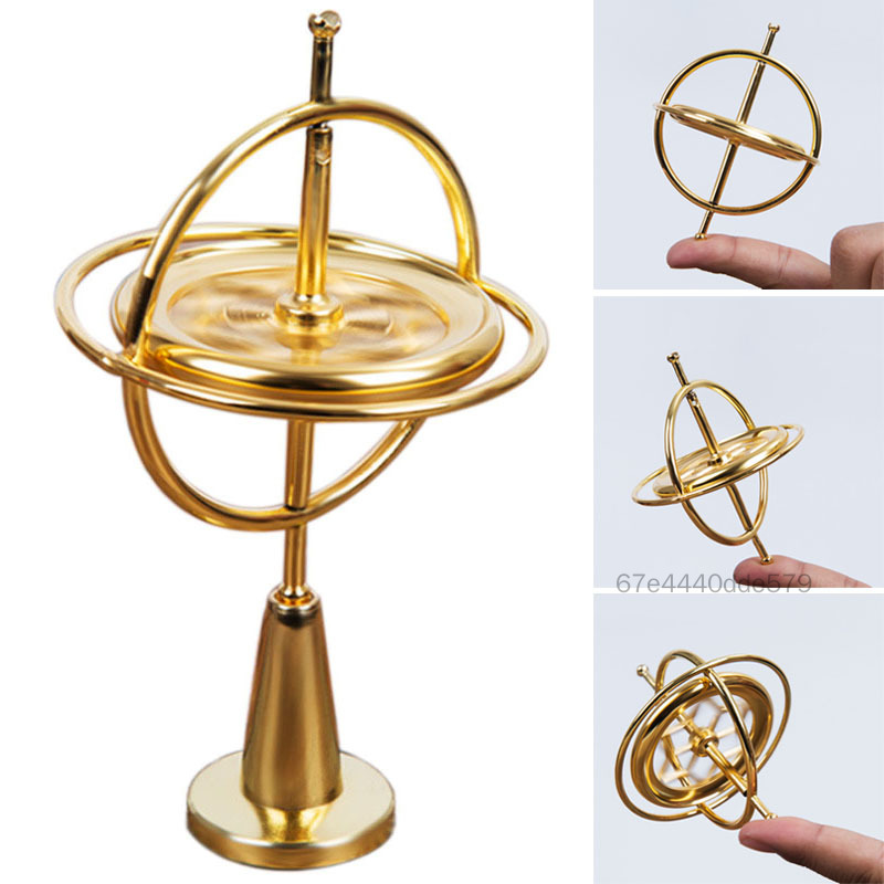 Trẻ em Con quay ma thuật Con quay hồi chuyển kim loại Đồ chơi Khoa học truyền thống Áp lực giáo dục Giảm đồ chơi DR-VN
