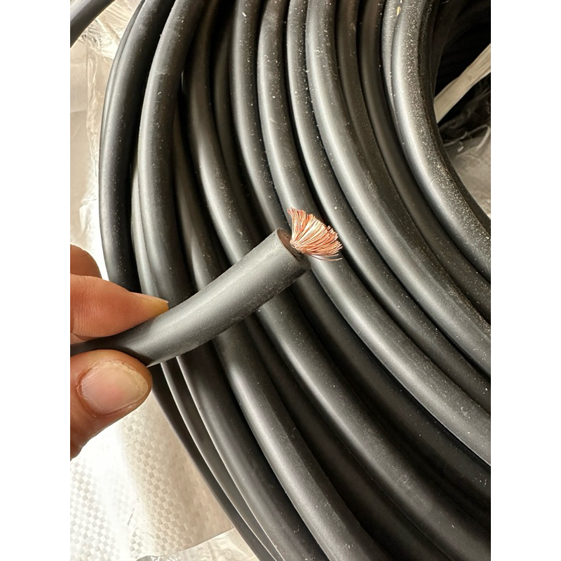 10 Mét Dây Cáp Hàn Điện Hàn Quốc Cau Su Mềm Lõi Đồng 100%