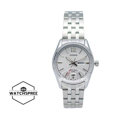 [WatchSpree] Casio Ladies' Standard Analog Silver Stainless Steel Band Watch LTP1335D-7A LTP-1335D-7A