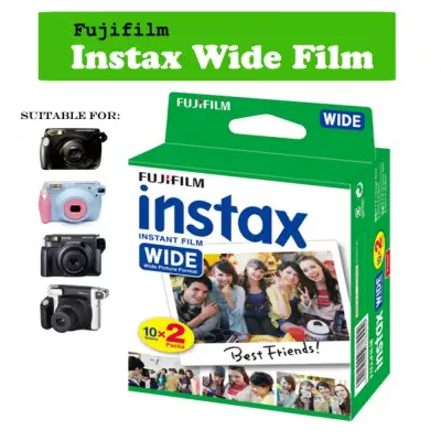 Fujifilm Instax Wide Plain film Twin Pack [ 20sheets ]