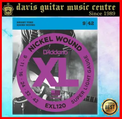 DAddario Electric Guitar String EXL120 set 9-42 Nickel Wound