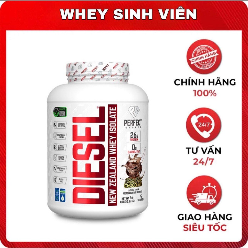DIESEL NEW ZEALAND WHEY PROTEIN ISOLATE 5LBS