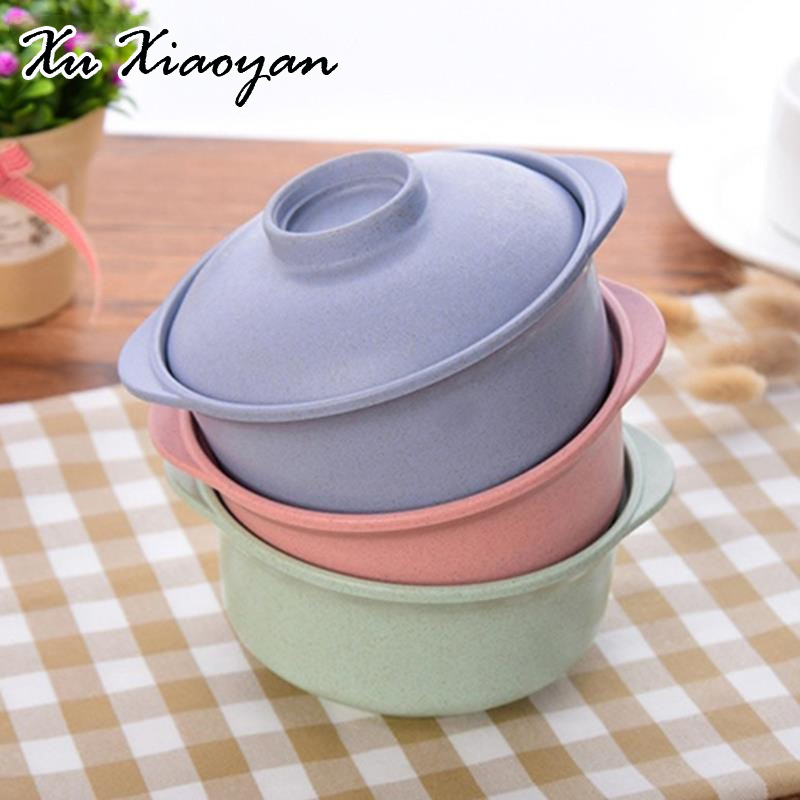 XUXIAOYAN [ไอวี่] บะหมี่กึ่งสำเร็จรูปพร้อมฝาปิดซุปชามข้าวร้อนภาชนะใส่อาหารสไตล์ญี่ปุ่นอย่างดี ราคา 37 บาท*ส่งฟรี