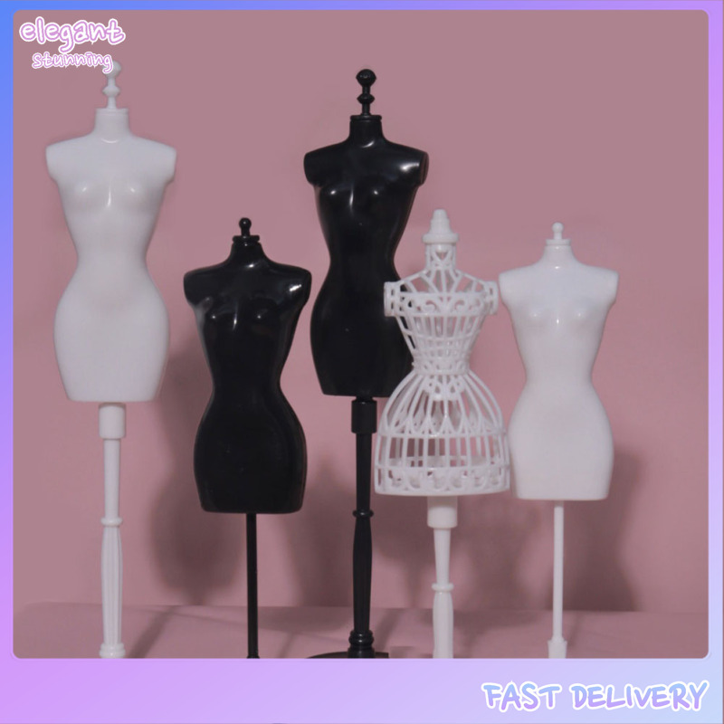 elegantstunning Doll Dress Form Cloth Gown Display Support Holder Toy