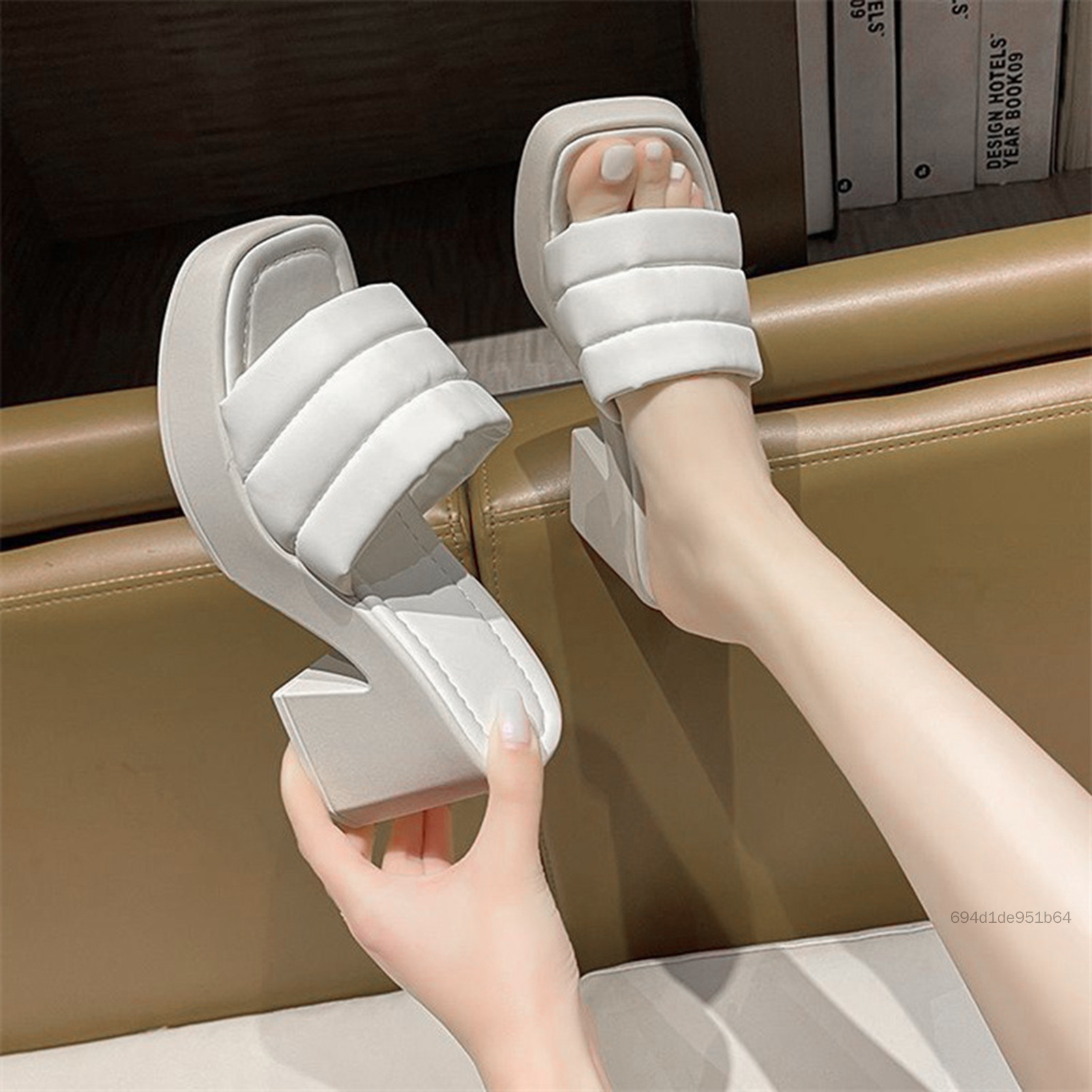 Giày cao gót mới đến dép dày cho phụ nữ dép không trượt cho phụ nữ JS-022-VN - 2
