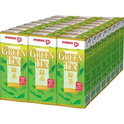Pokka Green Tea packet 250ml x 24