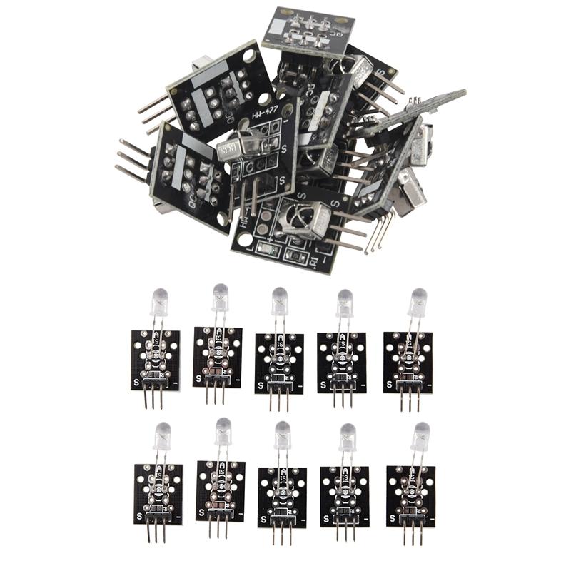 1 Set of 20Pcs Infrared IR Receiver Sensor Module for Arduino Smart Electronics KEYES KY022 10Pcs KY-022 & 10Pcs KY-005
