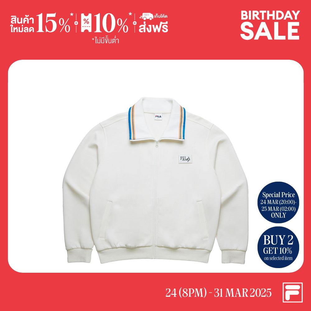 FILA JACKET ORIGIN COLLECTION Product Code : FW2JKH11003X - OFF-WHITE - ยี่ห้อ Fila ราคา 3,290 บาท*ส่งฟรี