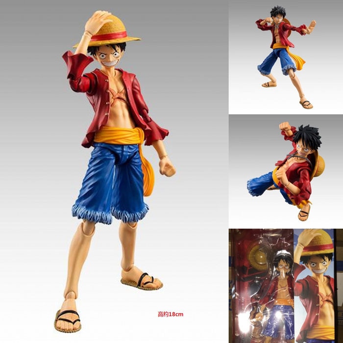Anime One Piece Luffy Zoro ACE mẫu tượng Đồ chơi búp bê với di chuyển khớp Đồ chơi mô hình động