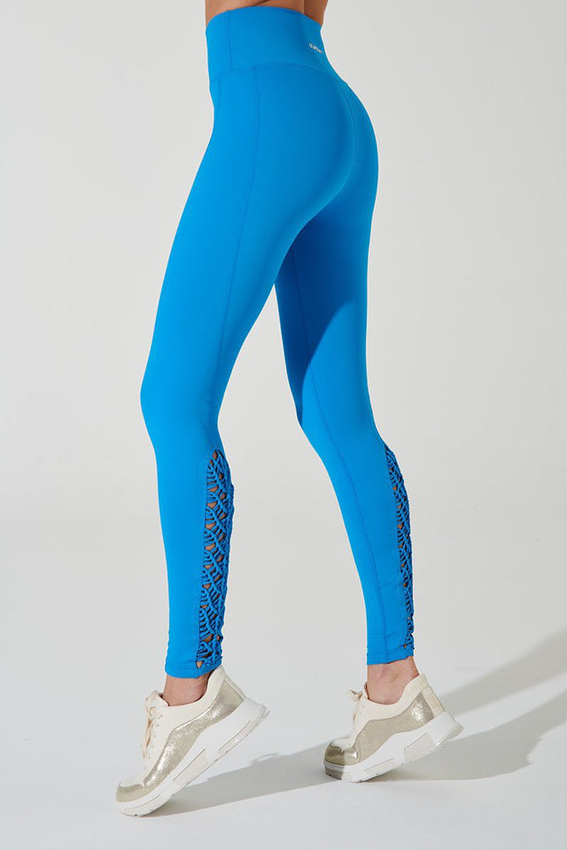 OLABEN Quần tập Yoga Gym thiết kế Đan Tay màu Đỏ Hồng J'aisama Amaranth Legging