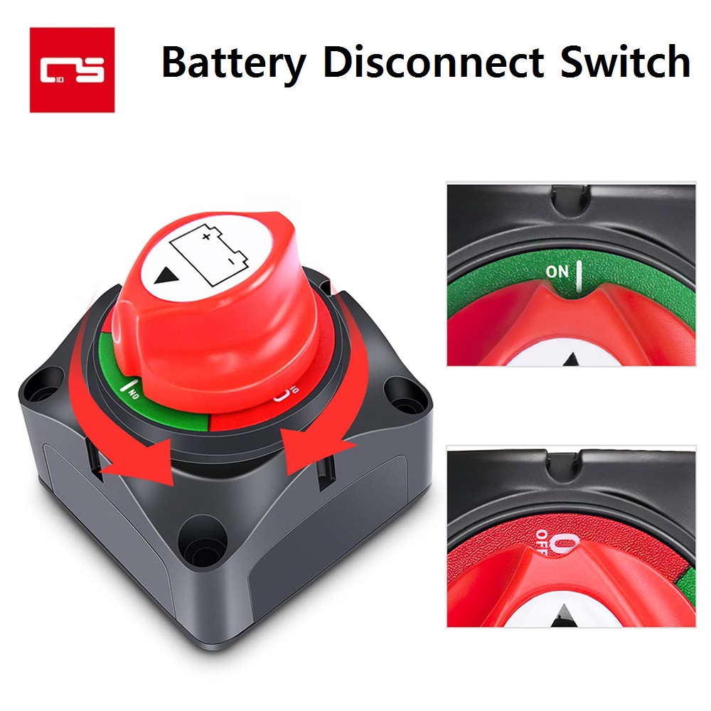 Auto Disconnect Switch 12-48v Waterproof Power Cut Master Switch 300a For Car Vehicle Rv And Marine Boat