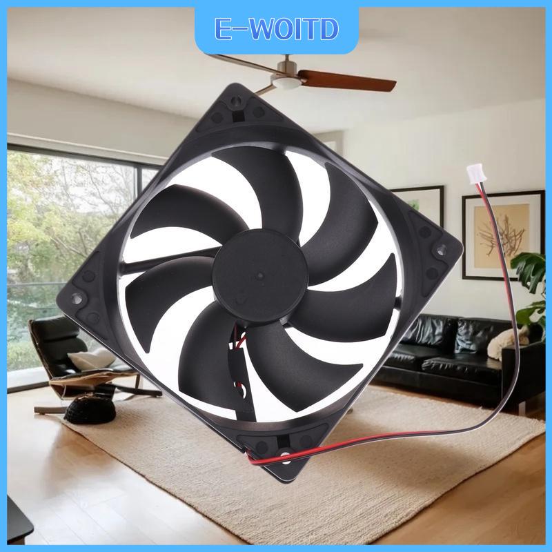 【E-WOITD】 1 Piece tốc độ cao Quạt làm mát 12025 120x120x25 mét DC12V 0.15A 1550 vòng phút cho Chassis cung cấp điện DIY phụ kiện Giá 46,713 Đồng*Miễn phí vận chuyển