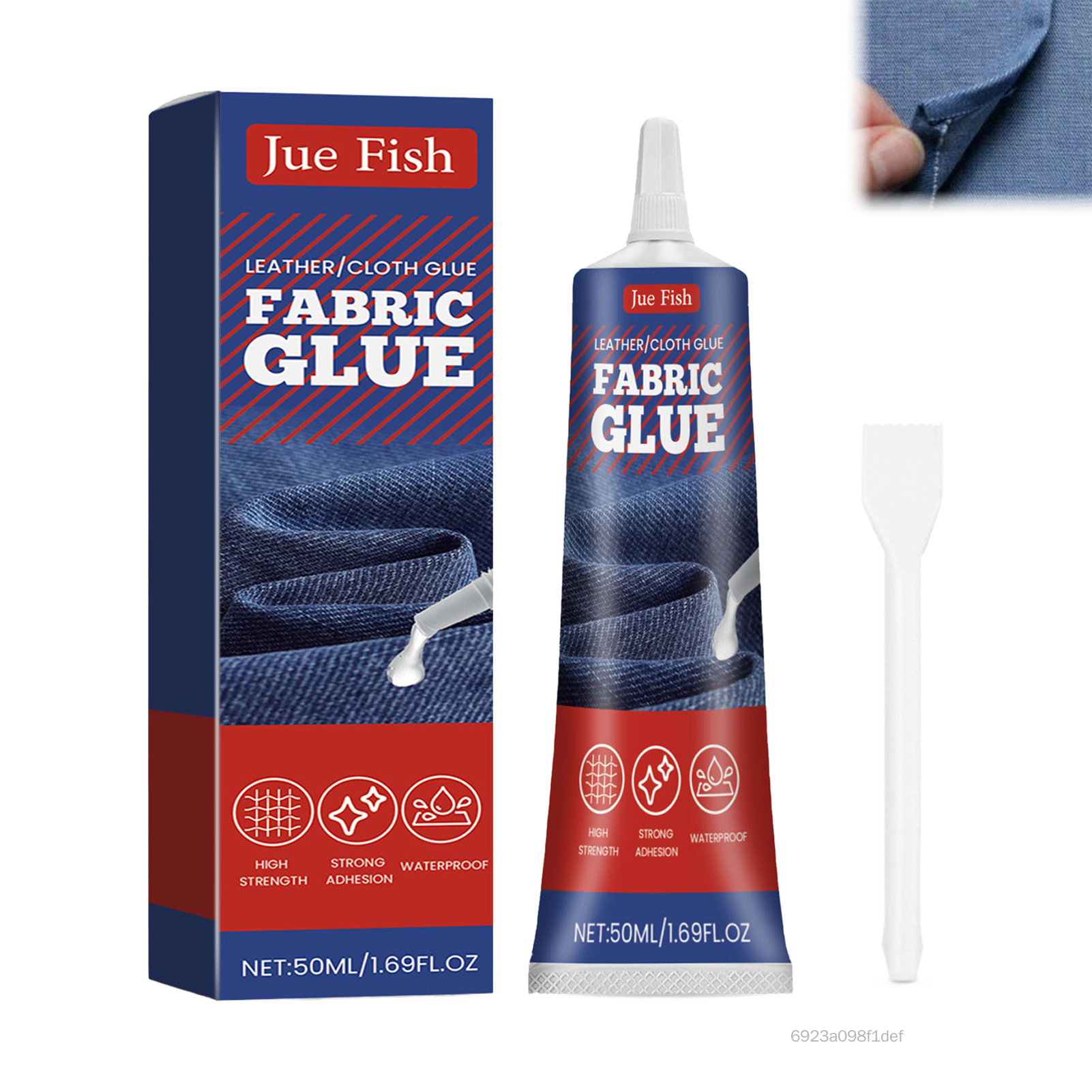 Keo Dán Vải 50Ml Kèm Dụng Cụ Dán Chống Thấm Nước & Bền Đẹp Cho Quần Áo Sửa Giày Da BF-VN