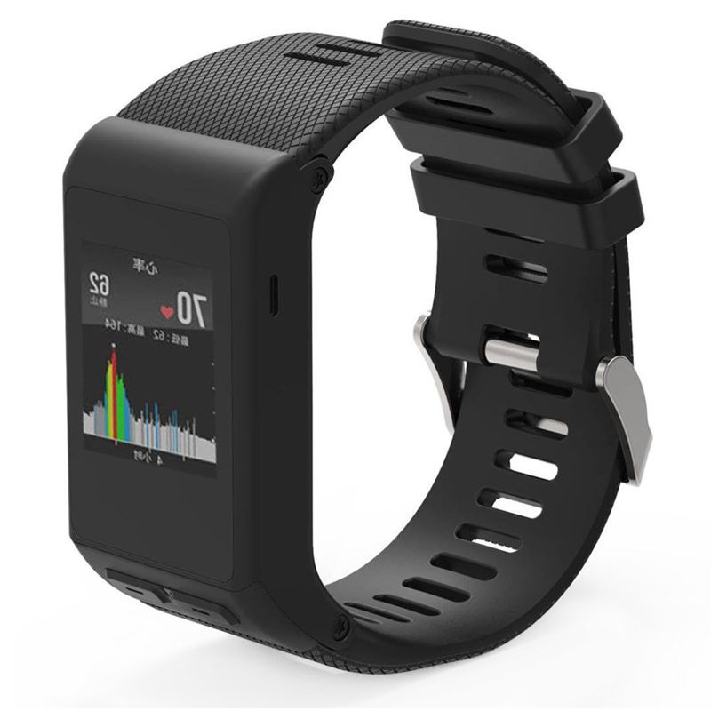 W1Fashion Sport Silicone Wristband Watch Band Strap for Vivoactive