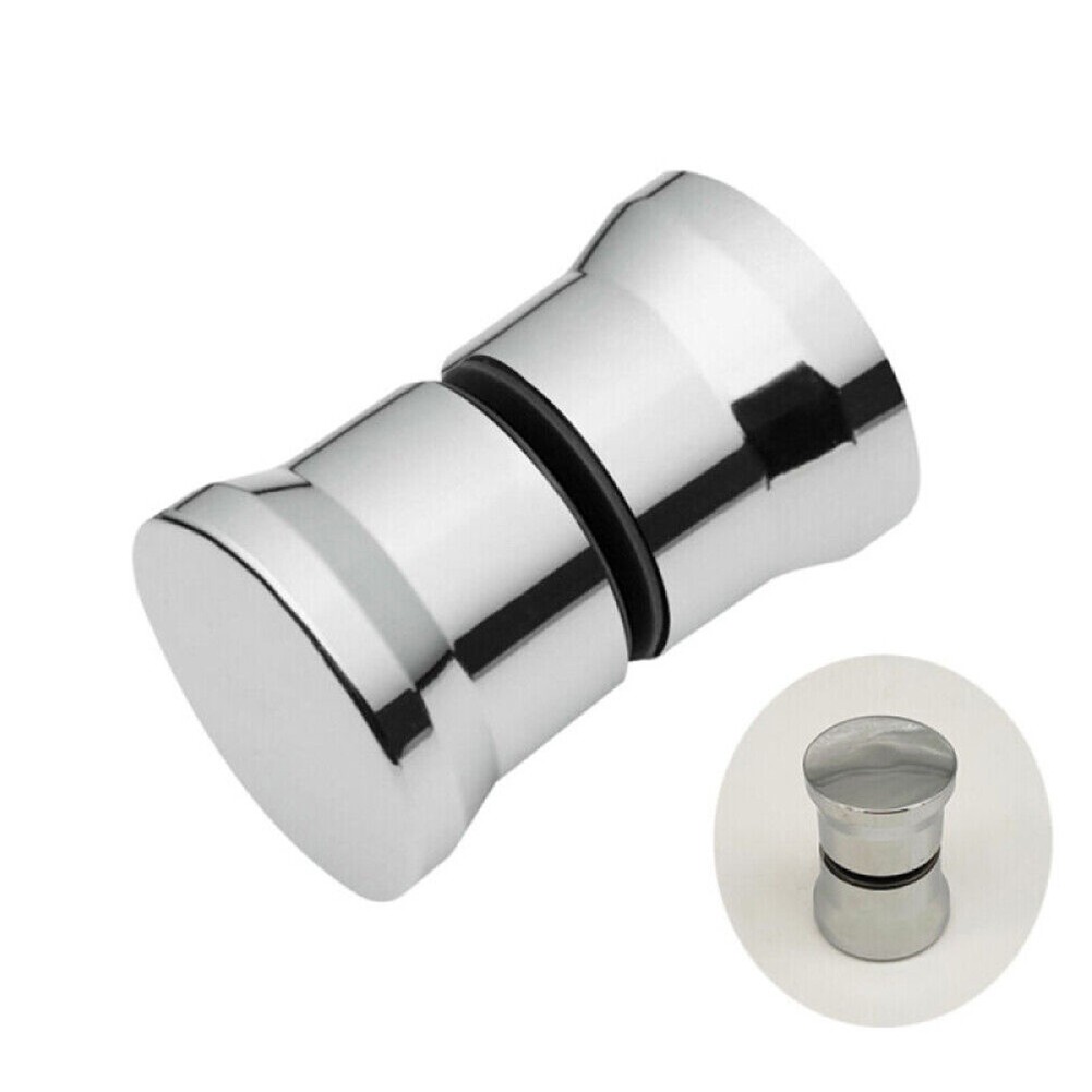 Cửa kính phòng tắm ABS tay cầm thay thế xây dựng bền Bạc