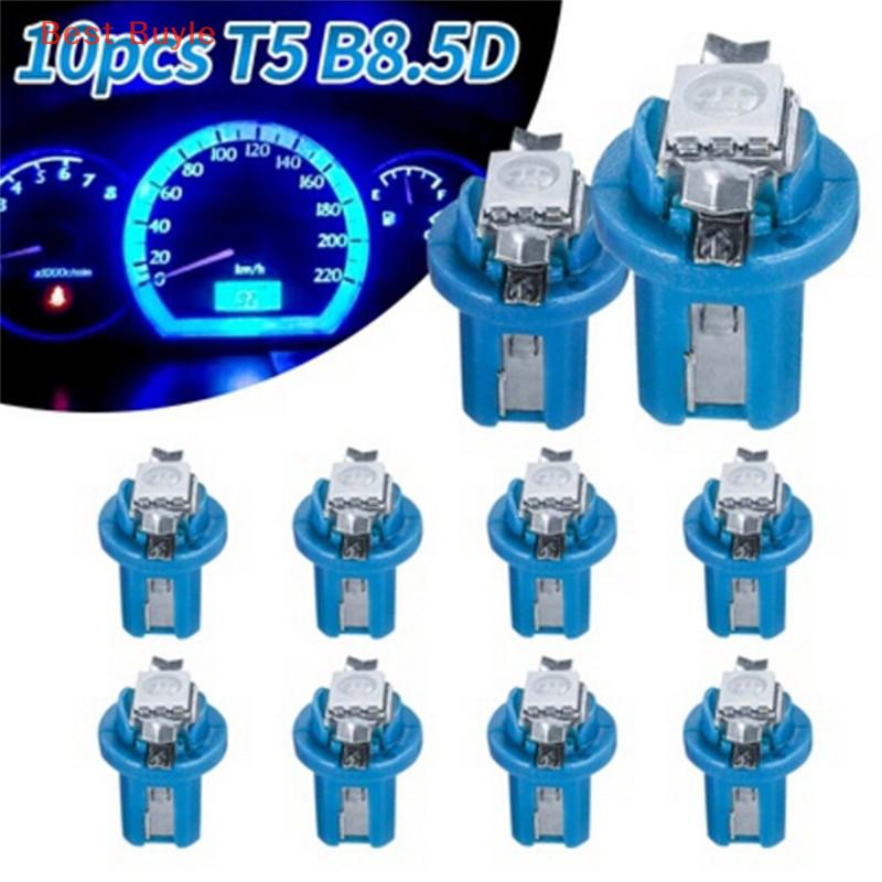💖Best Buyle Đèn Led nội thất bên Bảng điều khiển xe hơi 10x5 T5 B8.5D đèn báo hiệu
