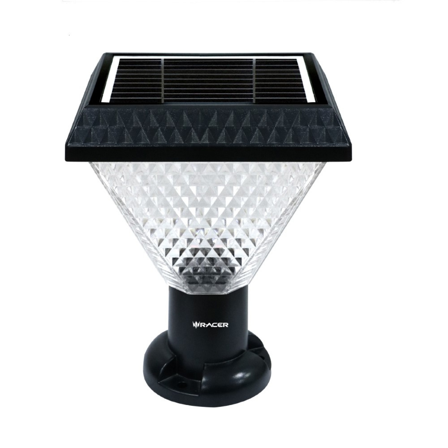 Global House RACER โคมไฟหัวเสาโซลาร์เซลล์ แอลอีดี 40 วัตต์ รุ่น RGB MILANO 4 IP65 3แสง+RGB รับประกันของเเท้! ราคา 1,637 บาท*ส่งฟรี