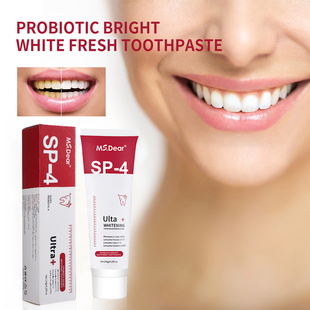 Probiotics Brightening Toothpaste Oral Care Cleaning Teeth Freshen Remove
