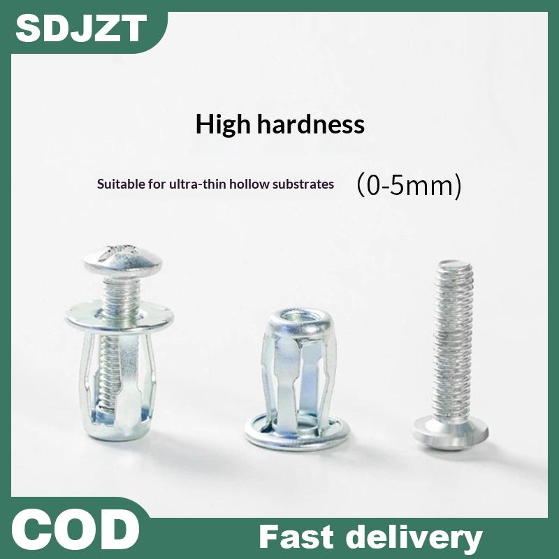 【SDJZT Tools】 Cánh Hoa Hình Dạng Đinh Tán Nut 10Pcs M4 M5 M6 M8 Threaded Chèn Bolt Nut Kim Loại Phụ Kiện Cho Đồ Nội Thất Lắp Ráp Và Sửa Chữa Giá 22,206 Đồng*Miễn phí vận chuyển
